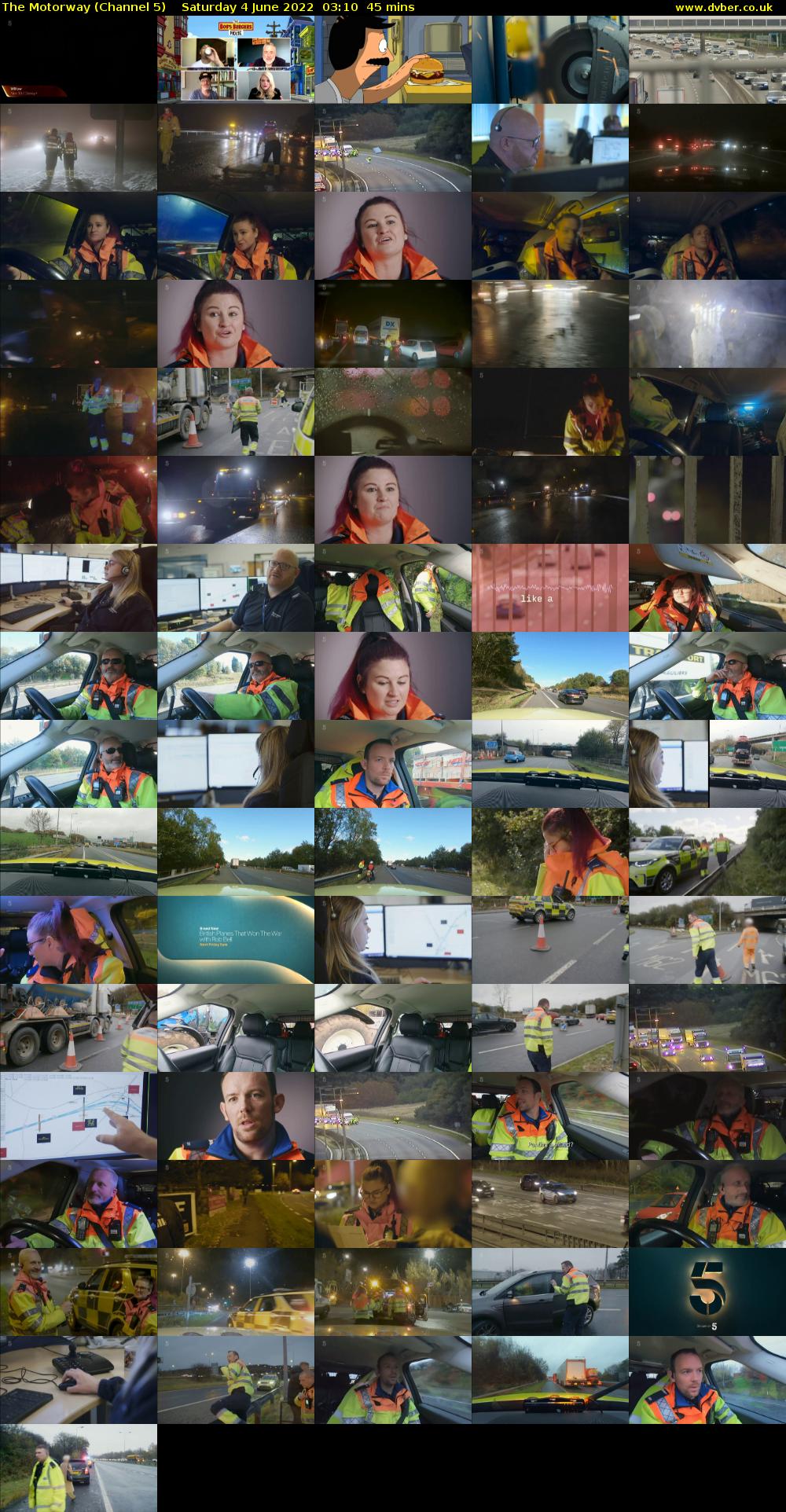 The Motorway (Channel 5) Saturday 4 June 2022 03:10 - 03:55