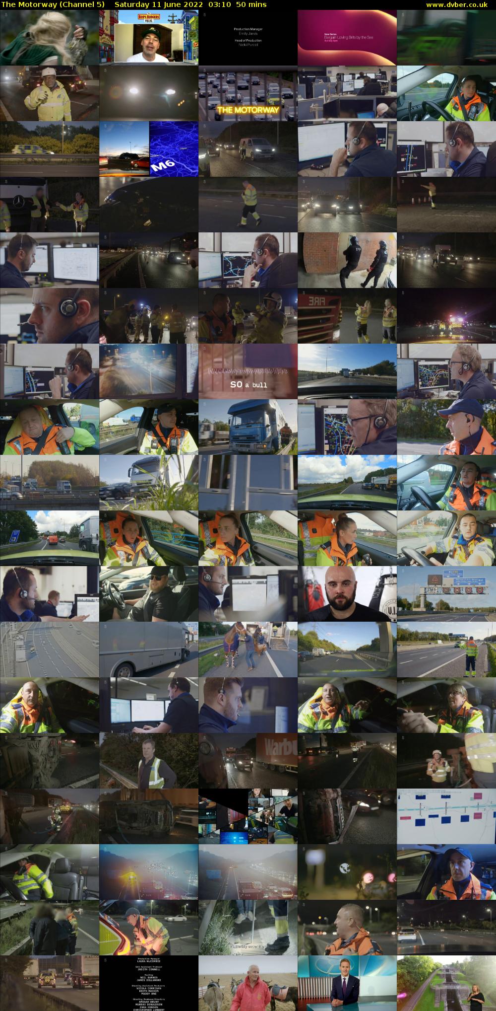 The Motorway (Channel 5) Saturday 11 June 2022 03:10 - 04:00