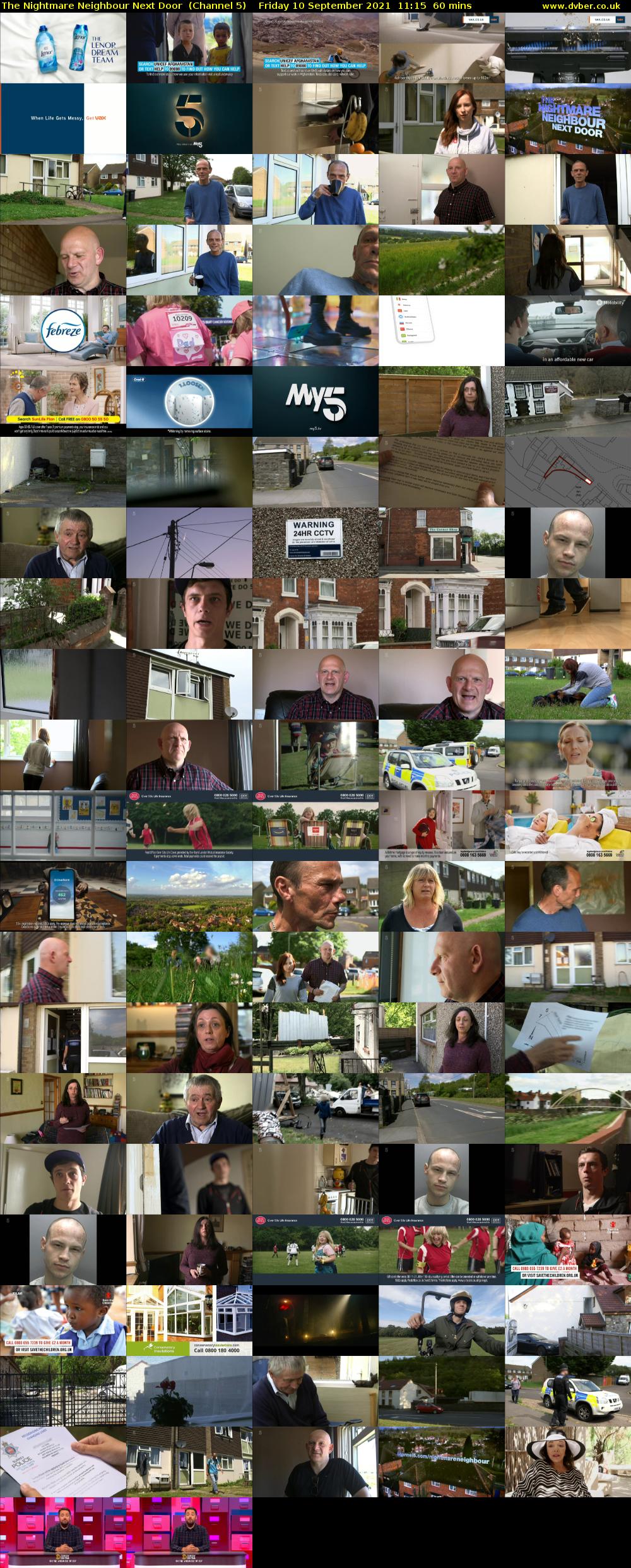 The Nightmare Neighbour Next Door  (Channel 5) Friday 10 September 2021 11:15 - 12:15