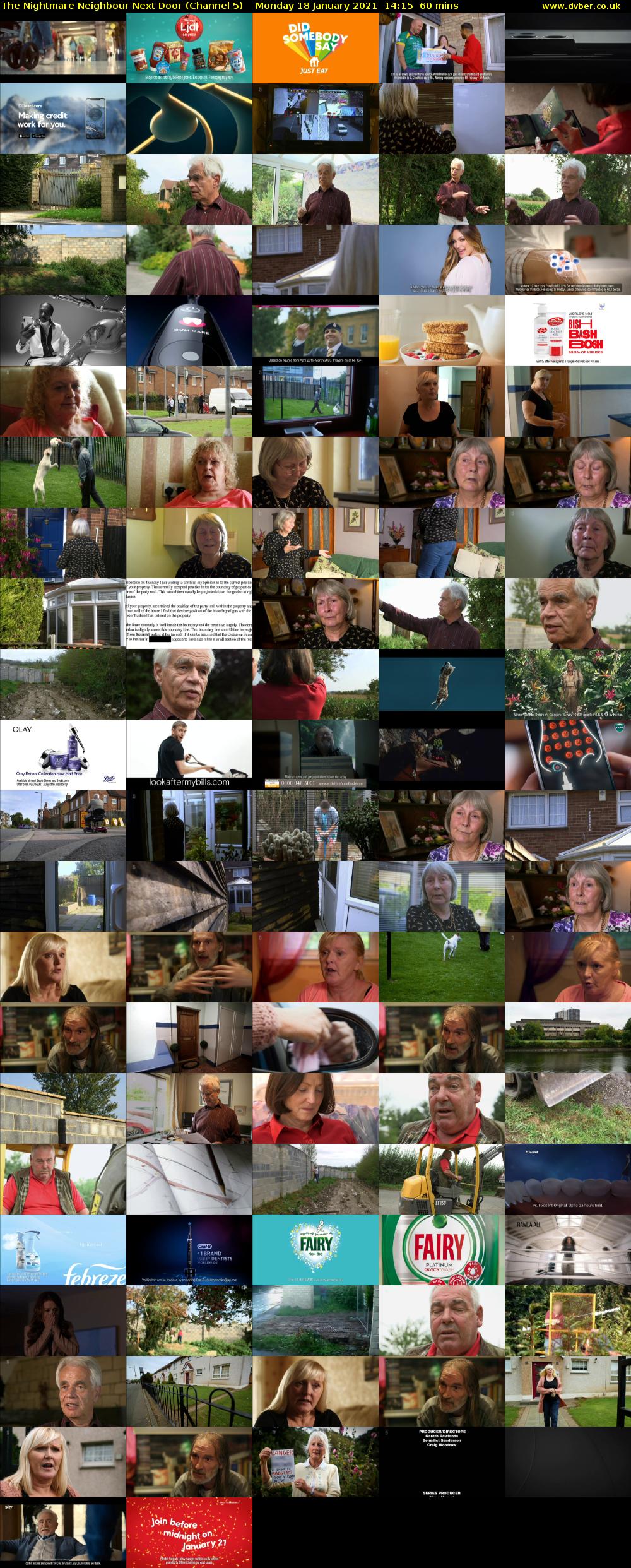 The Nightmare Neighbour Next Door (Channel 5) Monday 18 January 2021 14:15 - 15:15