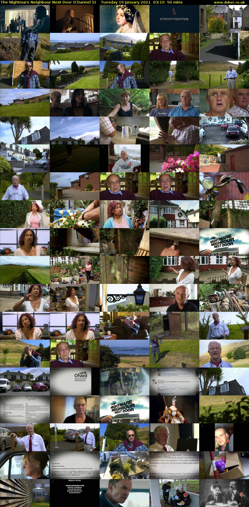 The Nightmare Neighbour Next Door (Channel 5) Tuesday 19 January 2021 03:10 - 04:00