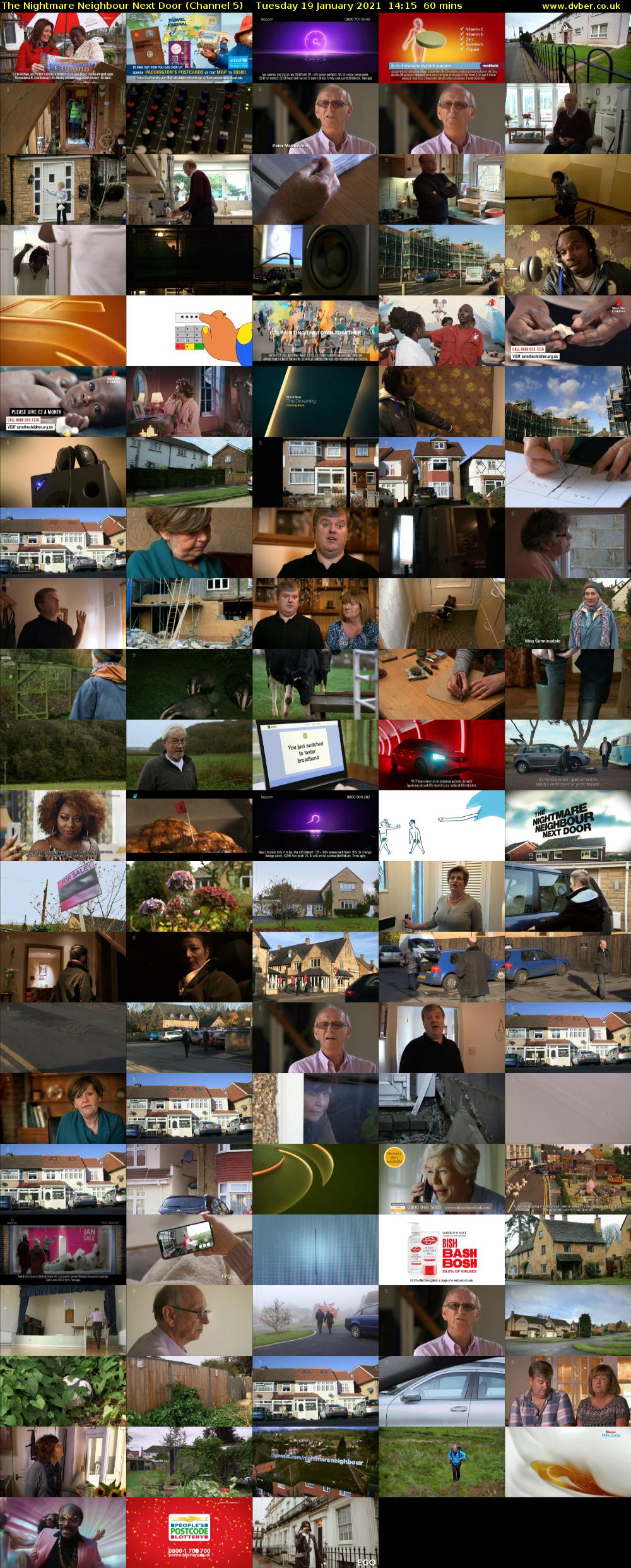 The Nightmare Neighbour Next Door (Channel 5) Tuesday 19 January 2021 14:15 - 15:15