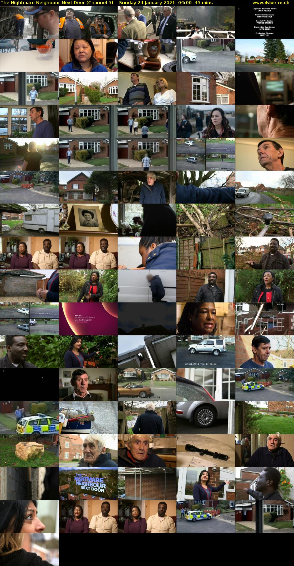 The Nightmare Neighbour Next Door (Channel 5) Sunday 24 January 2021 04:00 - 04:45