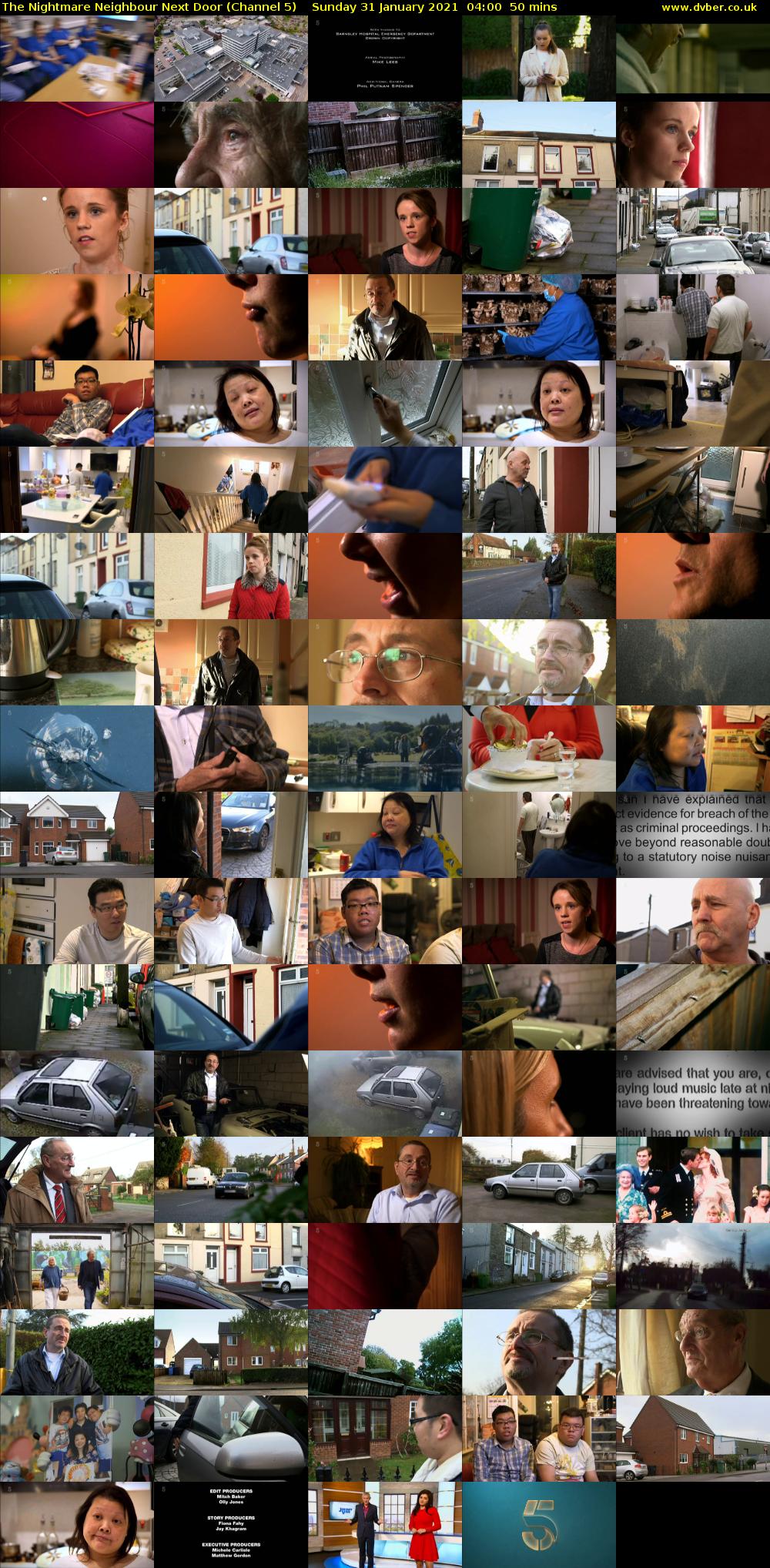 The Nightmare Neighbour Next Door (Channel 5) Sunday 31 January 2021 04:00 - 04:50