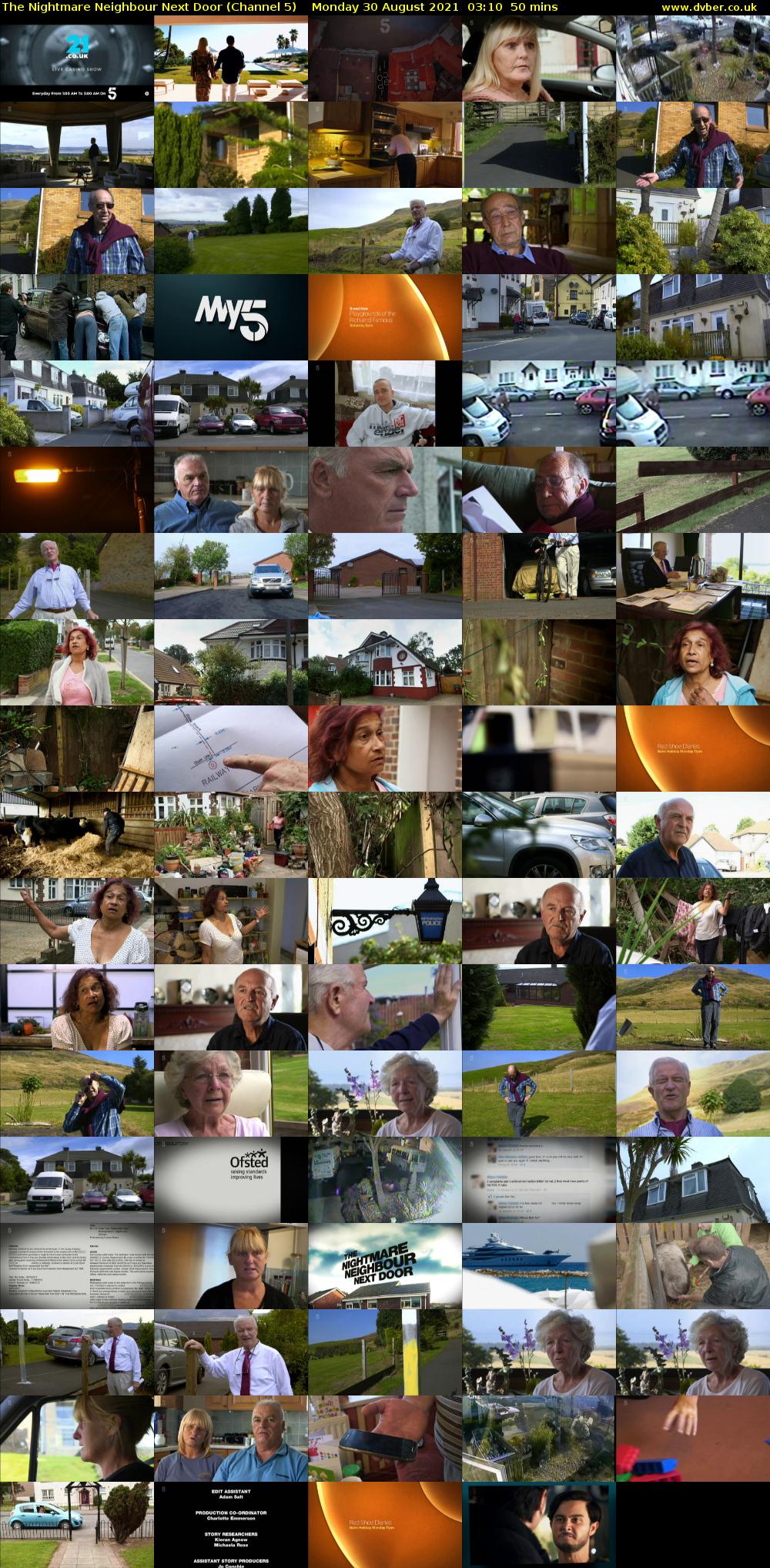 The Nightmare Neighbour Next Door (Channel 5) Monday 30 August 2021 03:10 - 04:00