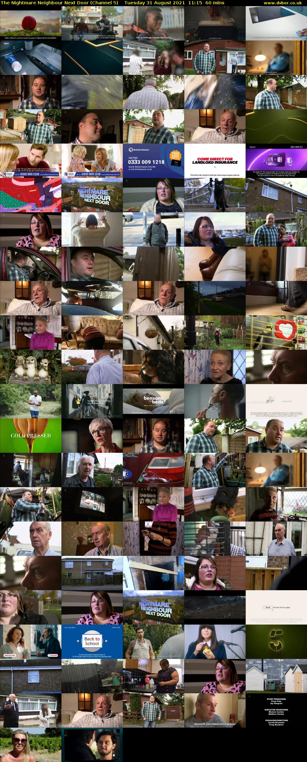 The Nightmare Neighbour Next Door (Channel 5) Tuesday 31 August 2021 11:15 - 12:15