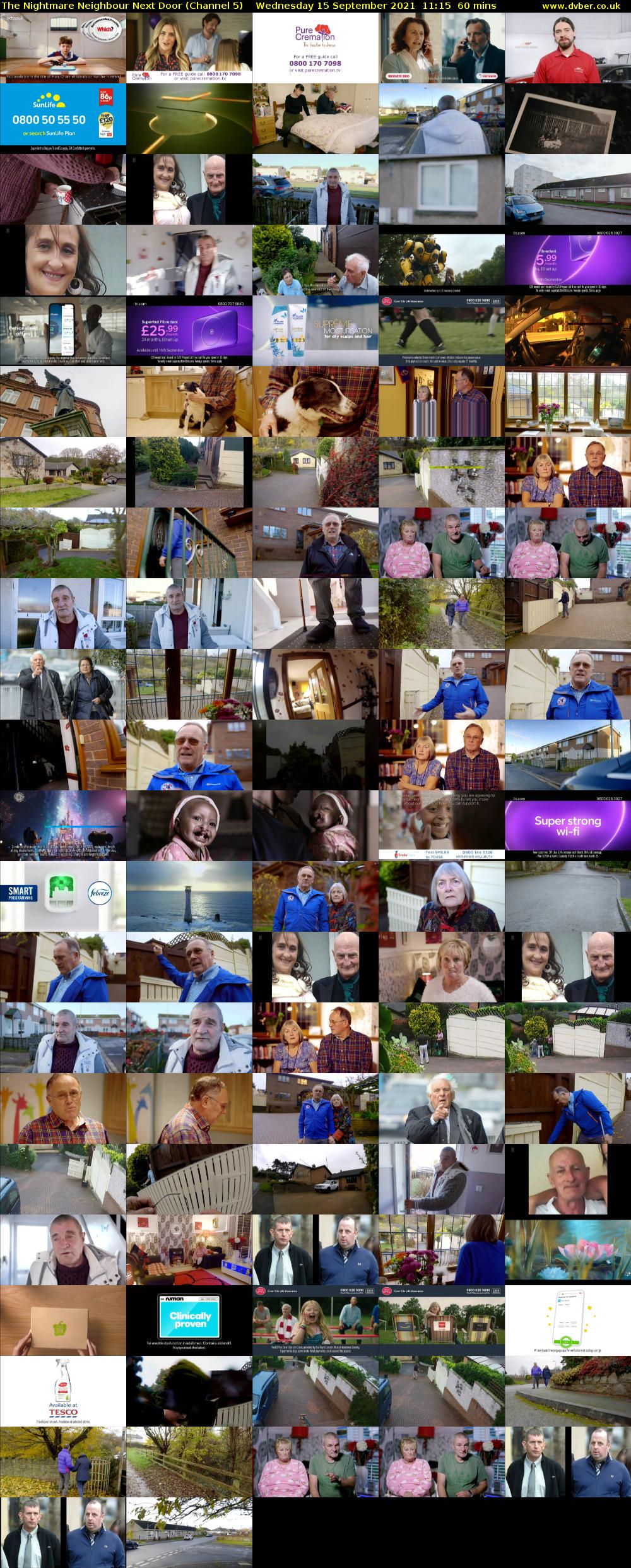 The Nightmare Neighbour Next Door (Channel 5) Wednesday 15 September 2021 11:15 - 12:15