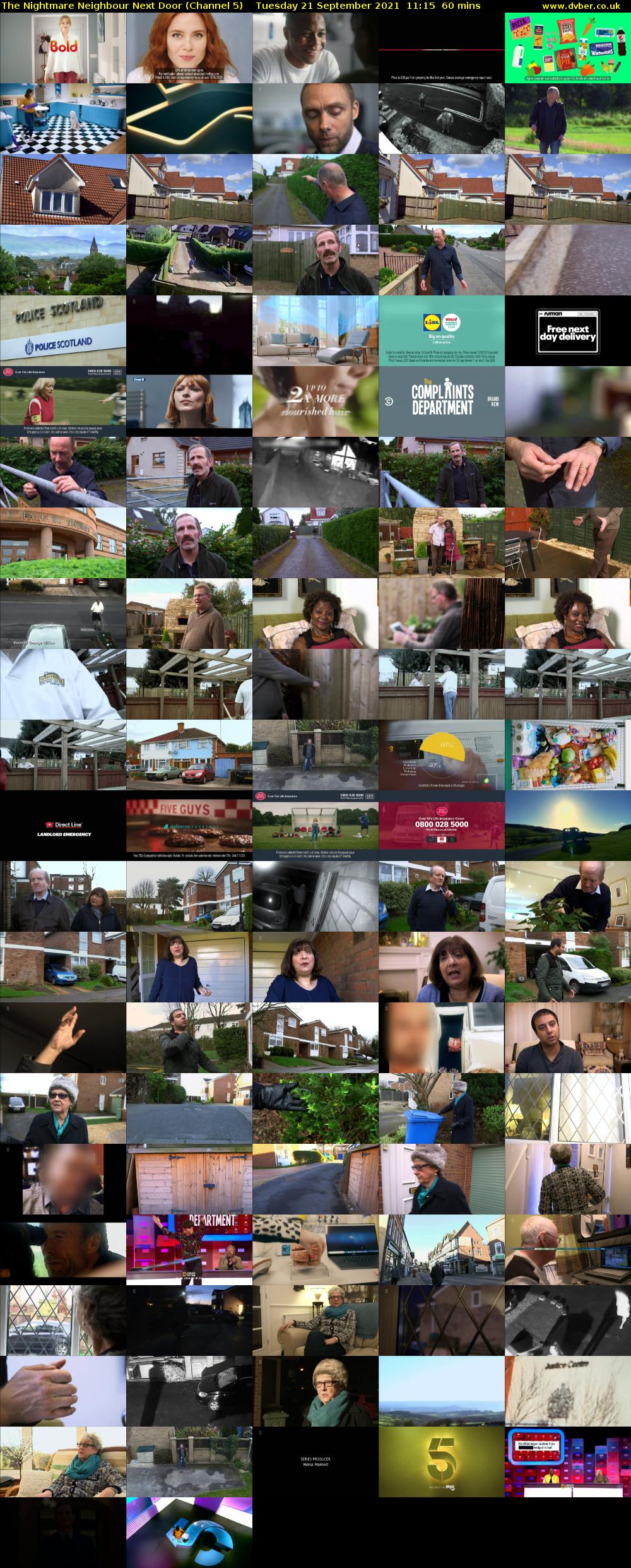 The Nightmare Neighbour Next Door (Channel 5) Tuesday 21 September 2021 11:15 - 12:15