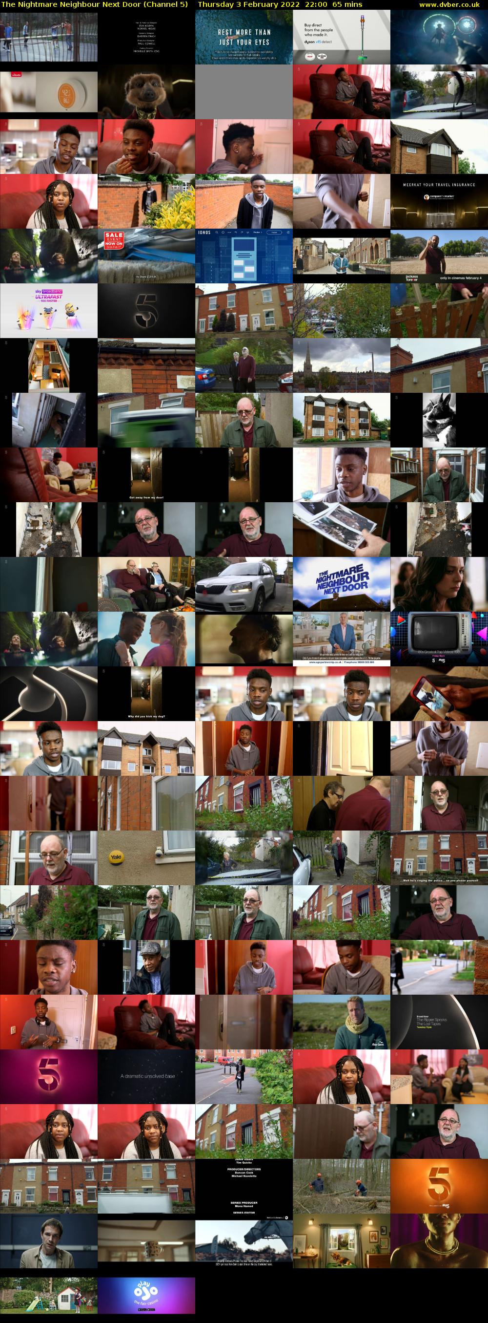 The Nightmare Neighbour Next Door (Channel 5) Thursday 3 February 2022 22:00 - 23:05