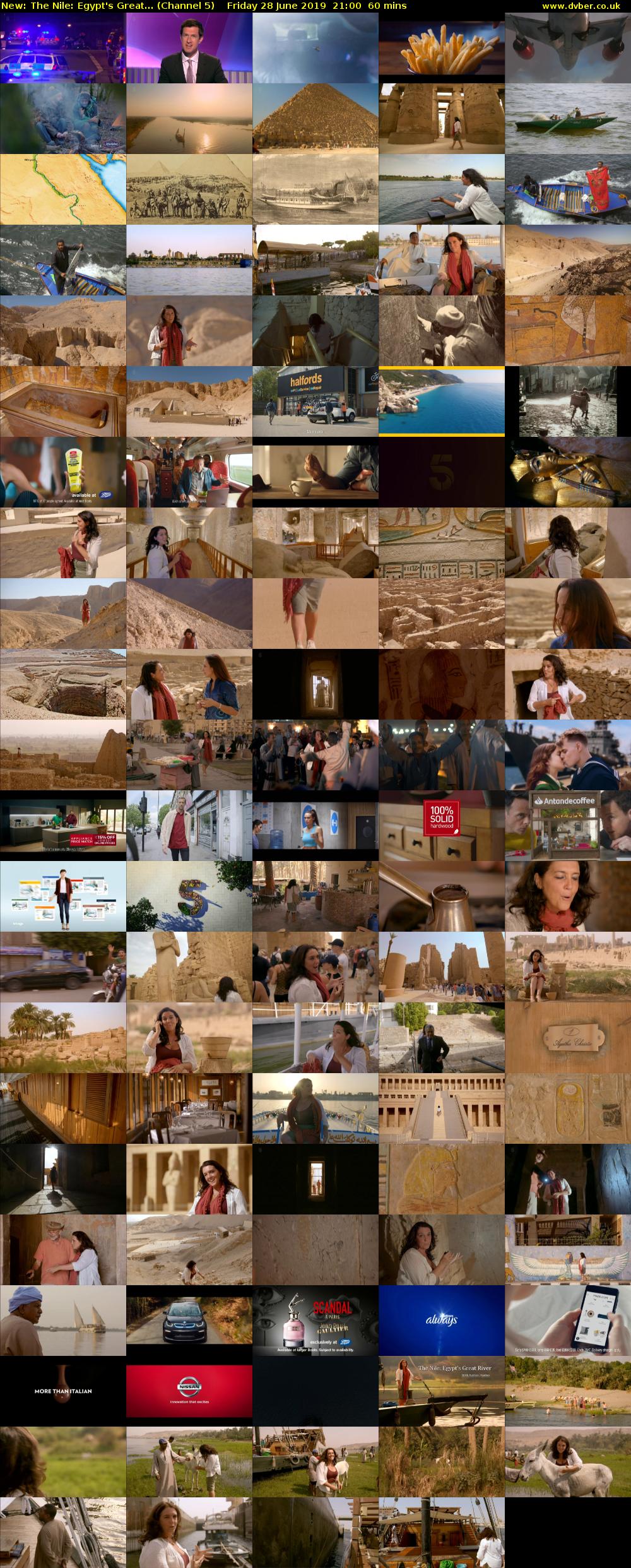 The Nile: Egypt's Great... (Channel 5) Friday 28 June 2019 21:00 - 22:00