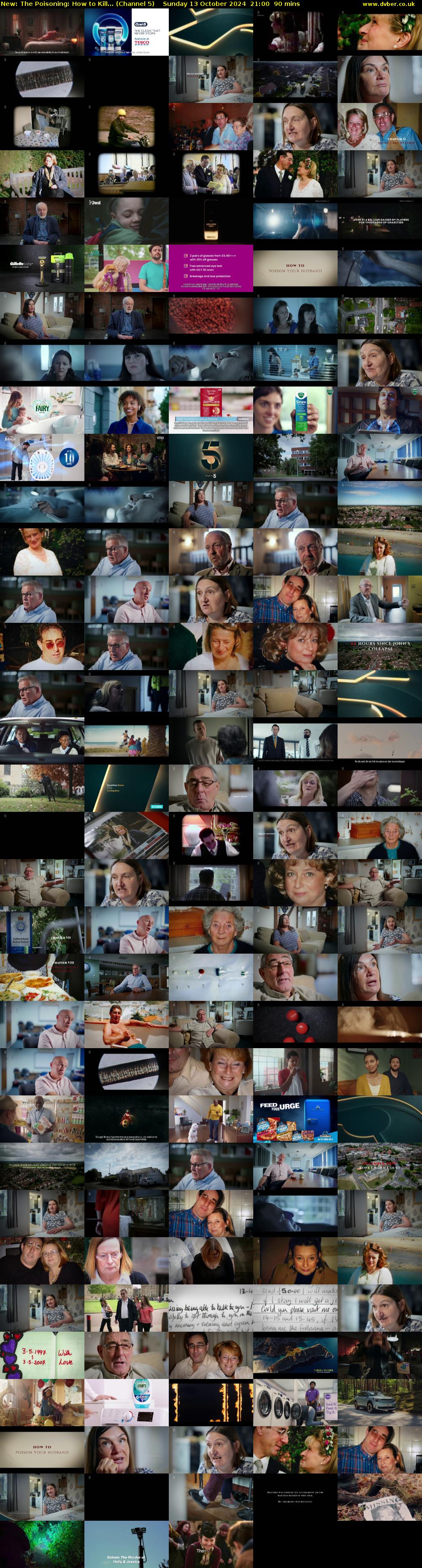 The Poisoning: How to Kill... (Channel 5) Sunday 13 October 2024 21:00 - 22:30