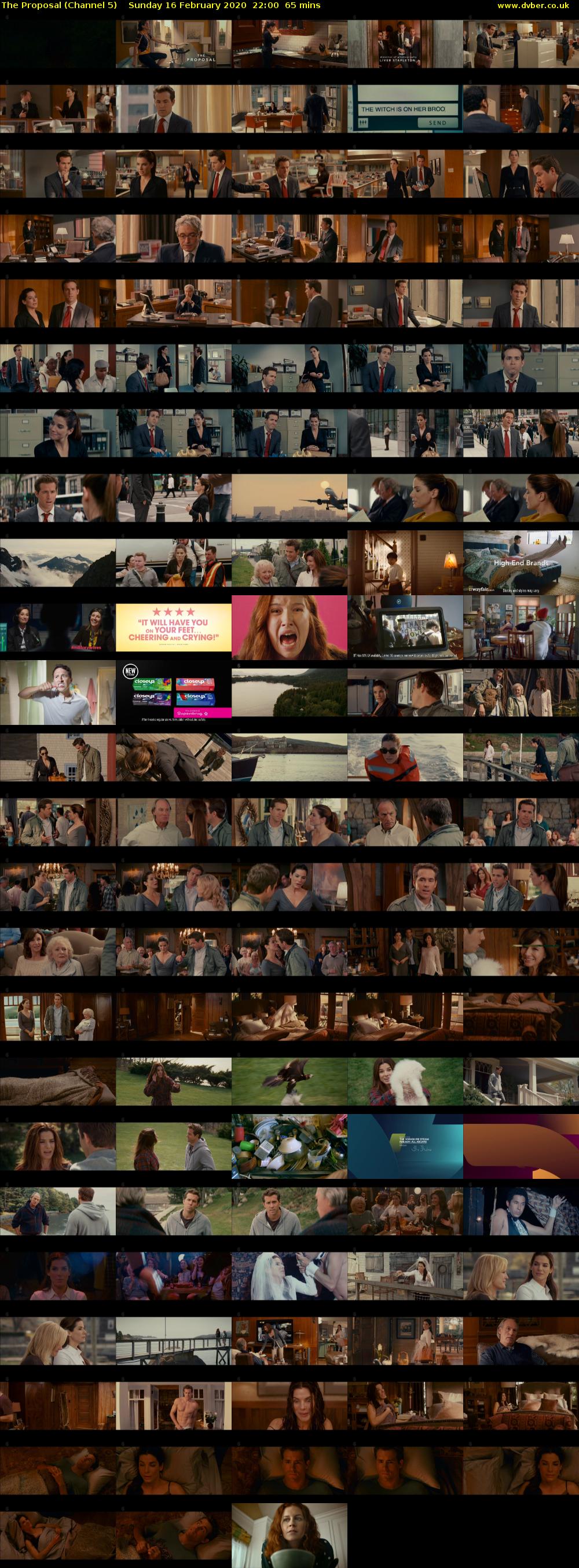 The Proposal (Channel 5) Sunday 16 February 2020 22:00 - 23:05