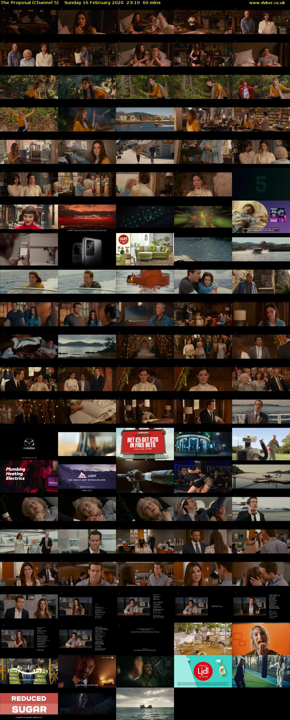 The Proposal (Channel 5) Sunday 16 February 2020 23:10 - 00:10