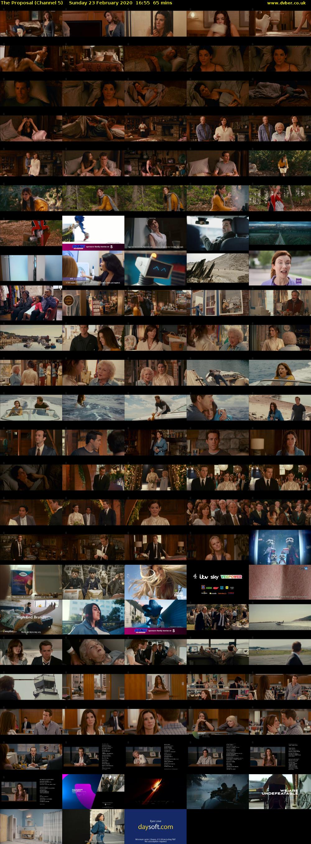 The Proposal (Channel 5) Sunday 23 February 2020 16:55 - 18:00