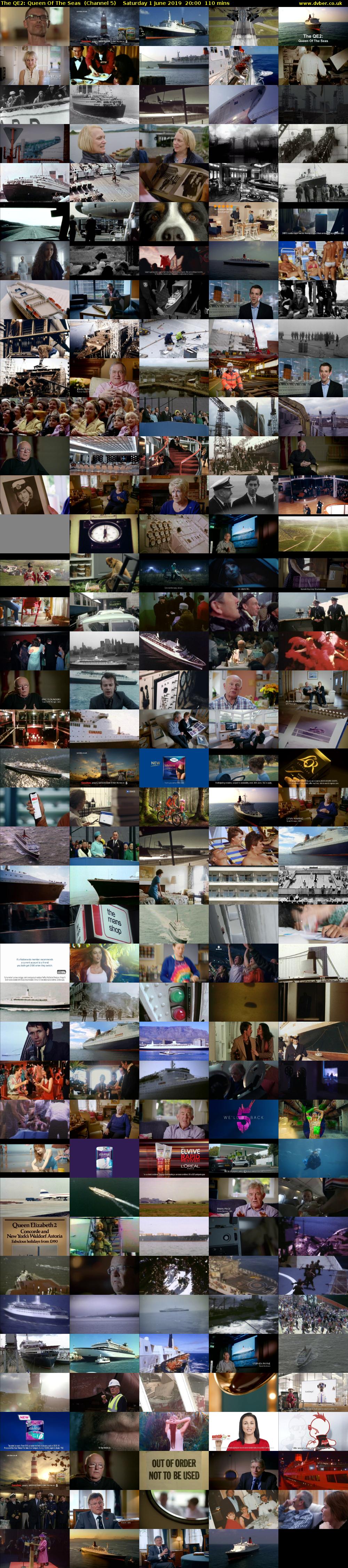 The QE2: Queen Of The Seas  (Channel 5) Saturday 1 June 2019 20:00 - 21:50