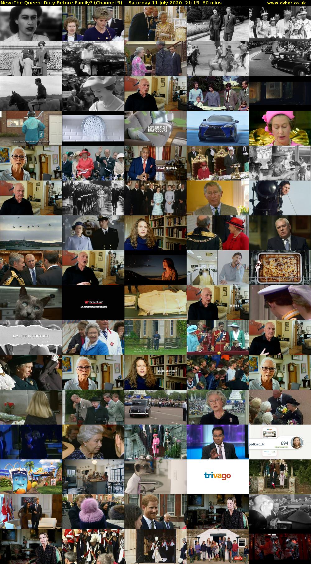 The Queen: Duty Before Family? (Channel 5) Saturday 11 July 2020 21:15 - 22:15