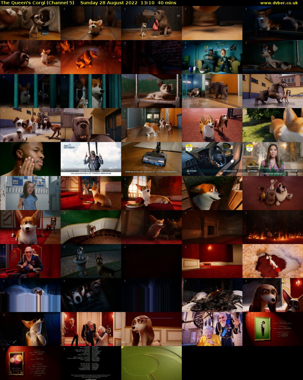 The Queen's Corgi (Channel 5) Sunday 28 August 2022 13:10 - 13:50