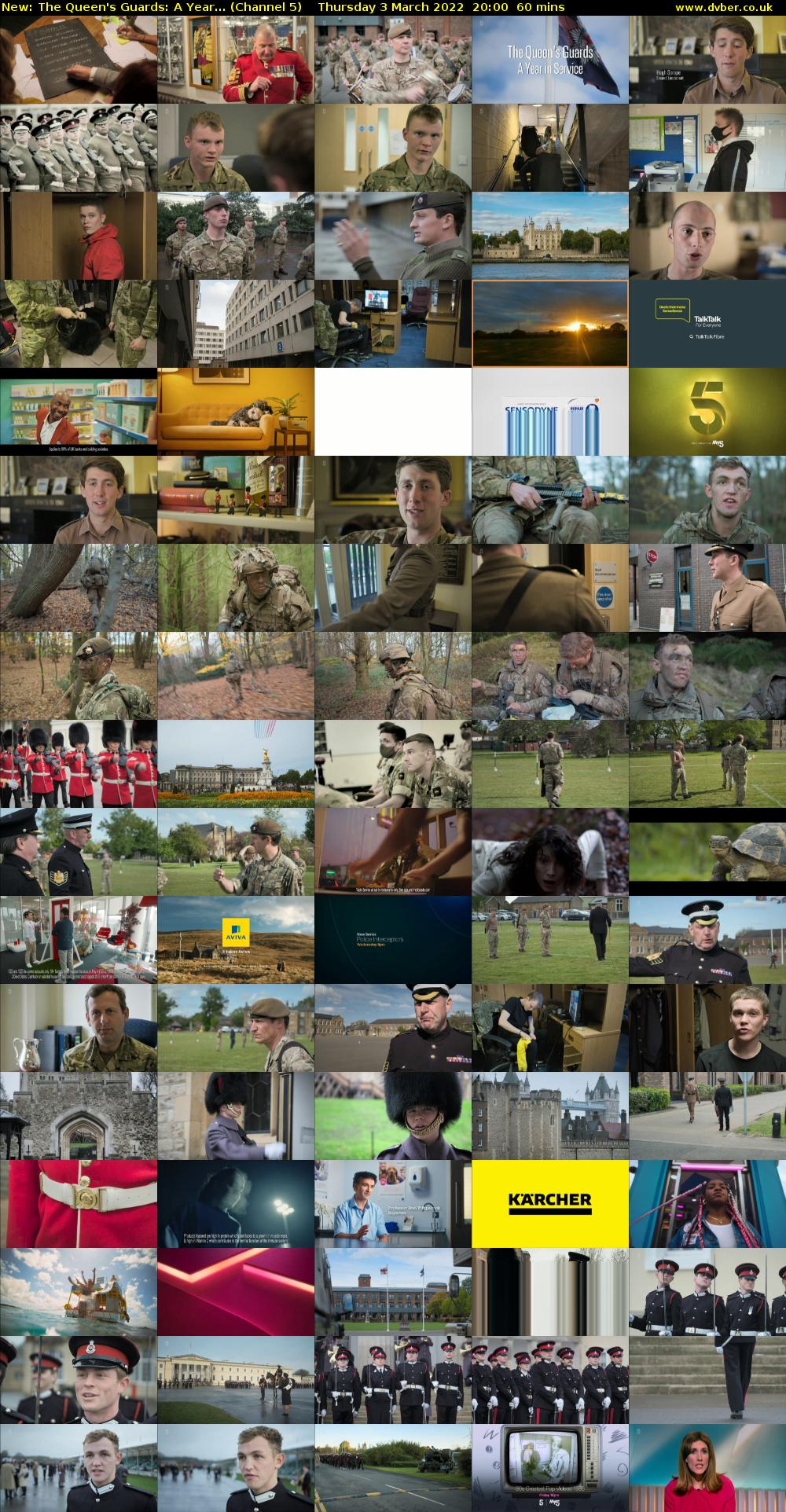 The Queen's Guards: A Year... (Channel 5) Thursday 3 March 2022 20:00 - 21:00
