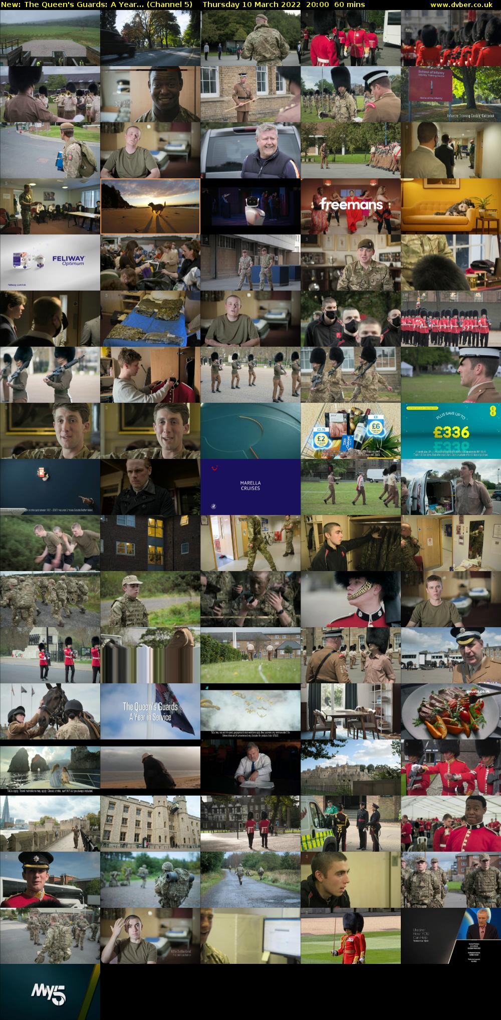 The Queen's Guards: A Year... (Channel 5) Thursday 10 March 2022 20:00 - 21:00