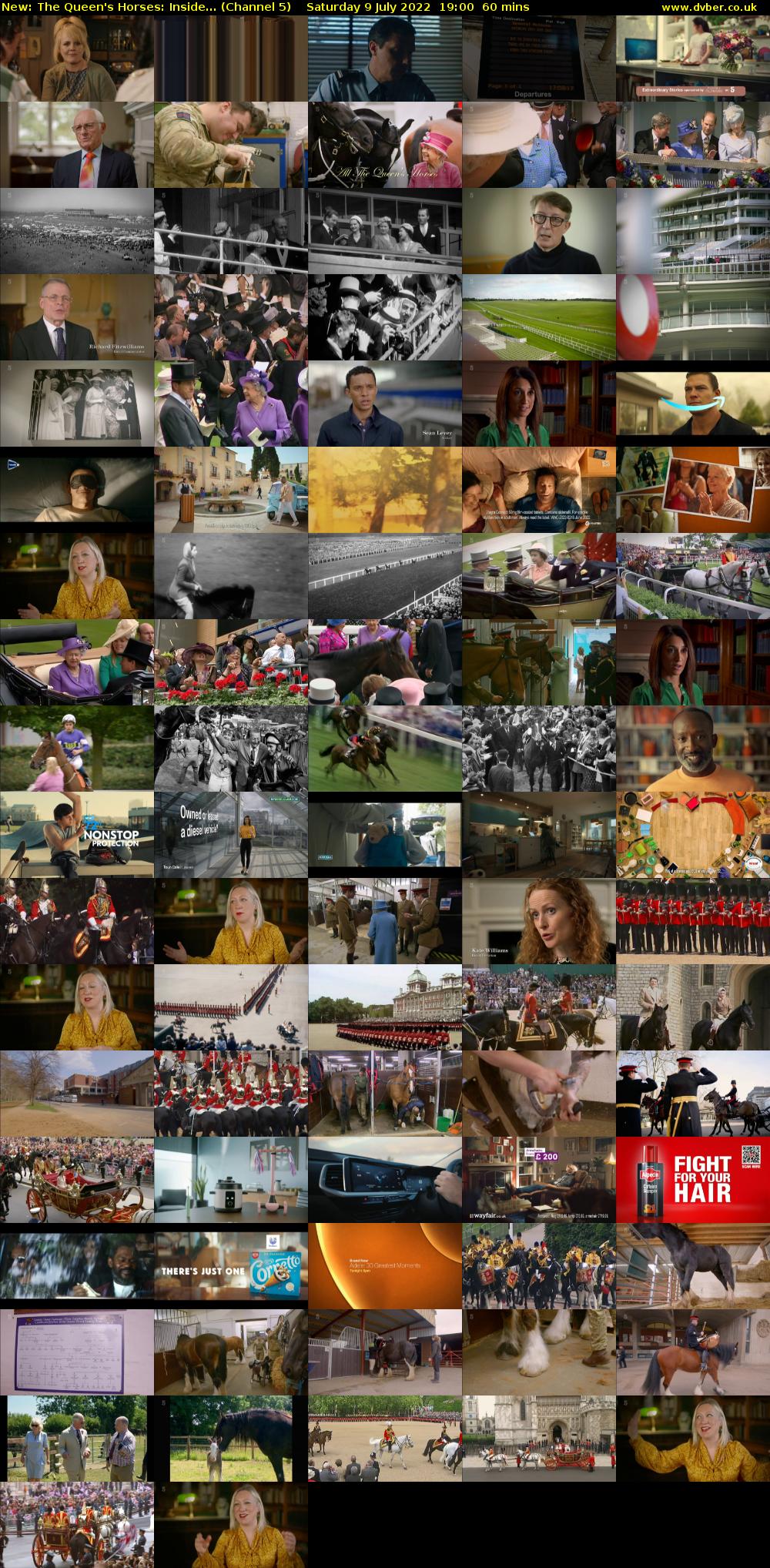 The Queen's Horses: Inside... (Channel 5) Saturday 9 July 2022 19:00 - 20:00