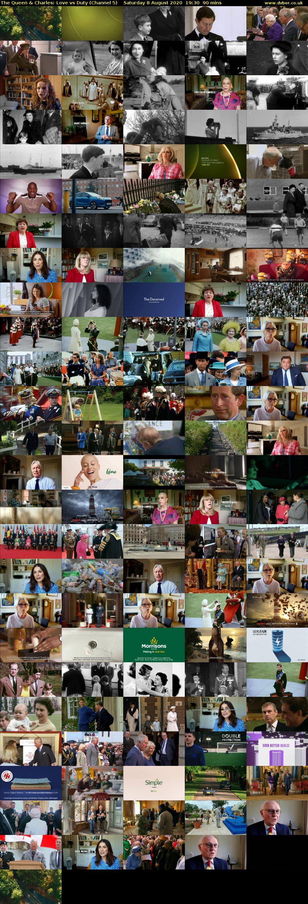 The Queen & Charles: Love vs Duty (Channel 5) Saturday 8 August 2020 19:30 - 21:00