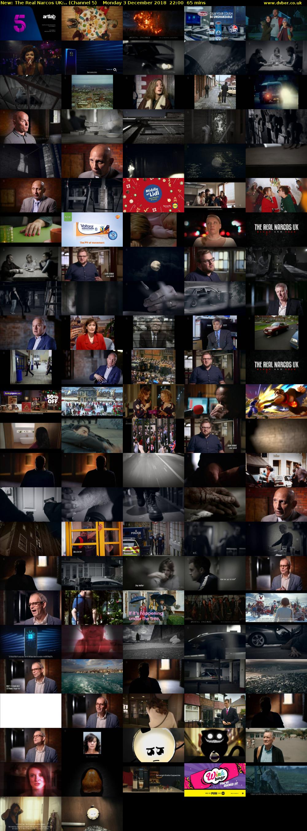 The Real Narcos UK:.. (Channel 5) Monday 3 December 2018 22:00 - 23:05