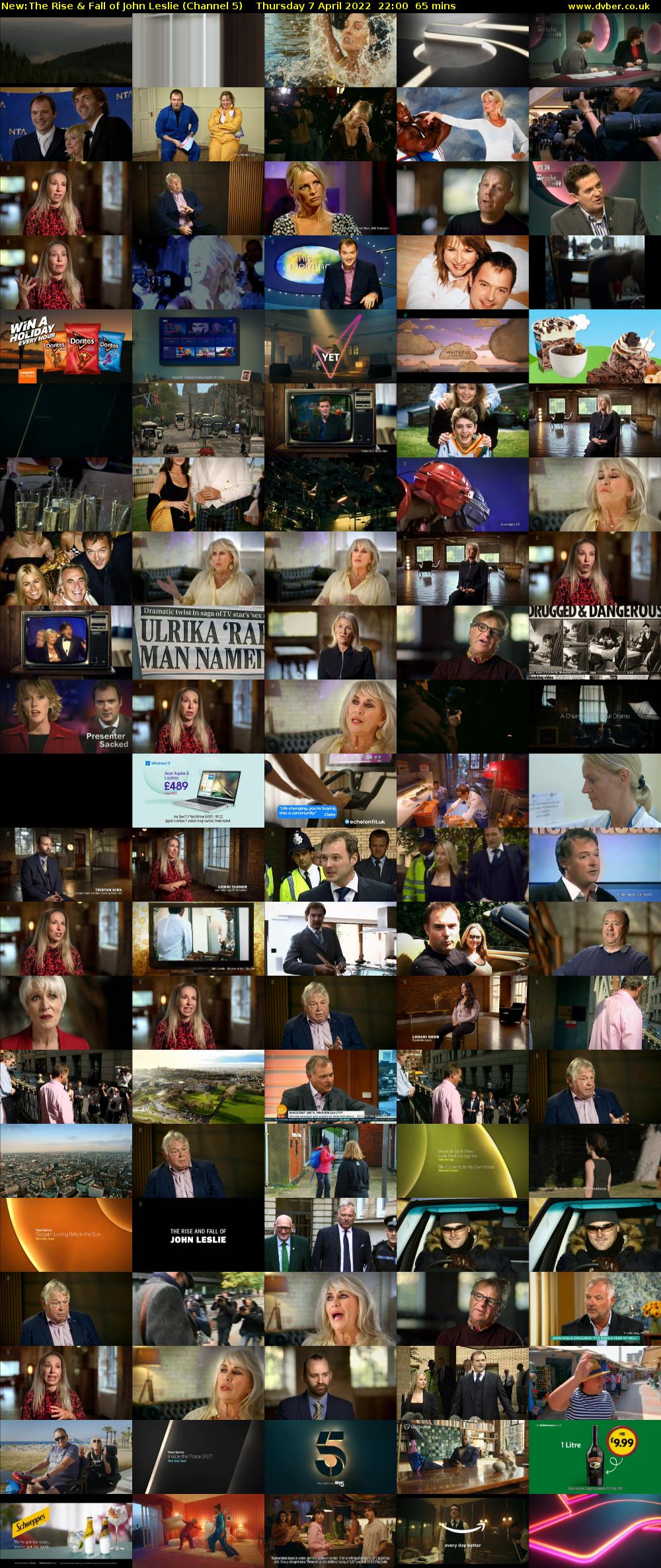 The Rise & Fall of John Leslie (Channel 5) Thursday 7 April 2022 22:00 - 23:05