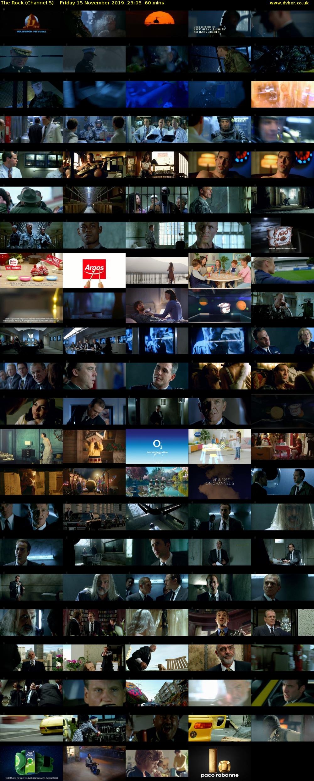 The Rock (Channel 5) Friday 15 November 2019 23:05 - 00:05