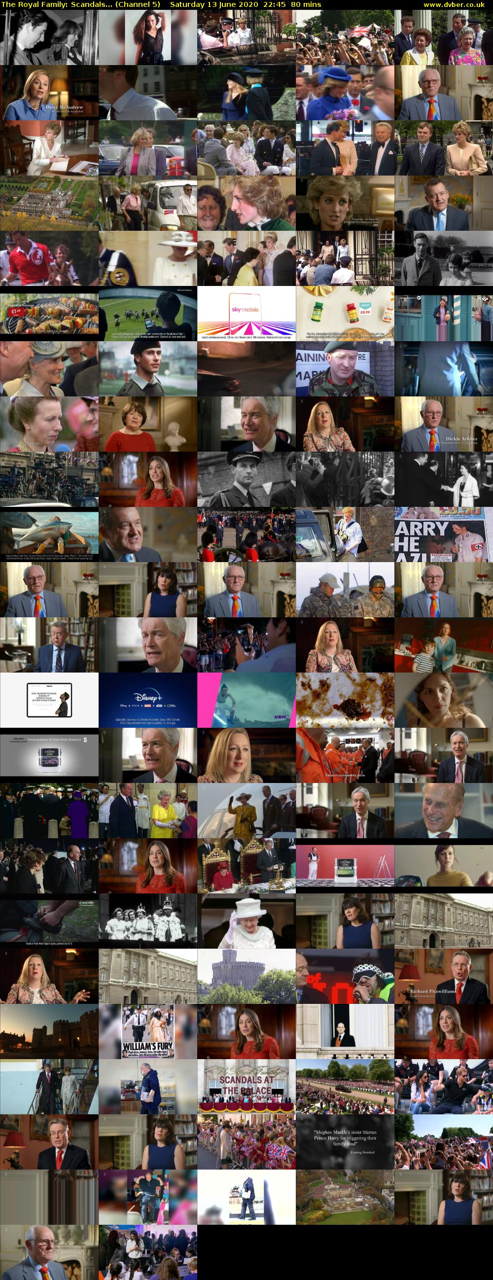 The Royal Family: Scandals... (Channel 5) Saturday 13 June 2020 22:45 - 00:05
