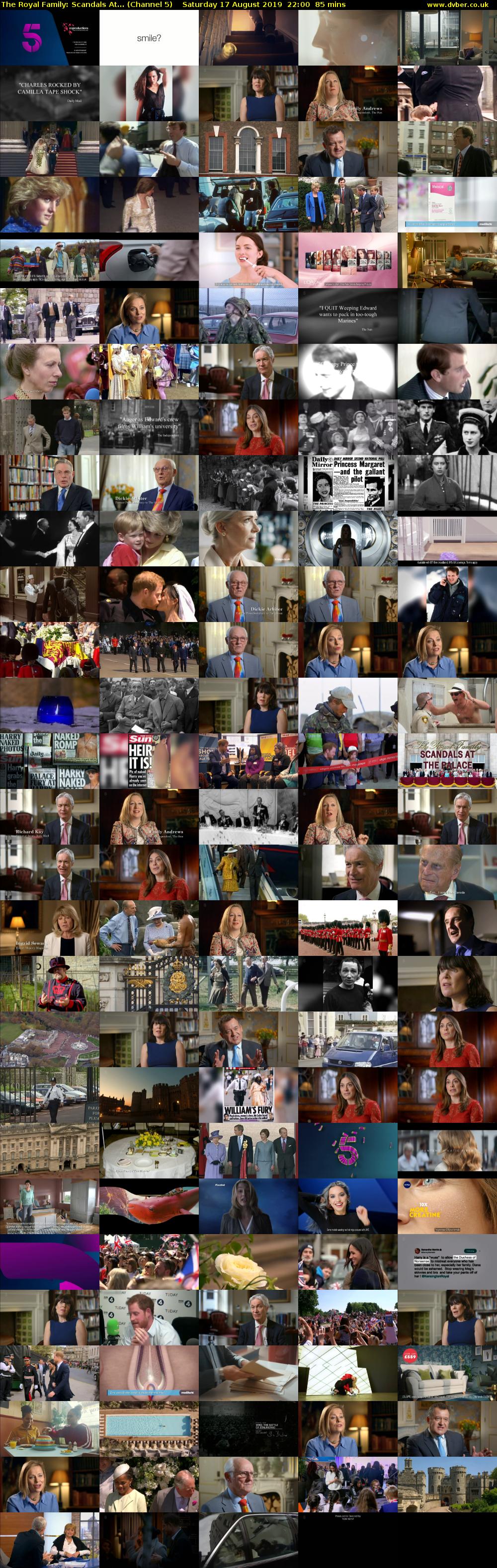 The Royal Family: Scandals At... (Channel 5) Saturday 17 August 2019 22:00 - 23:25