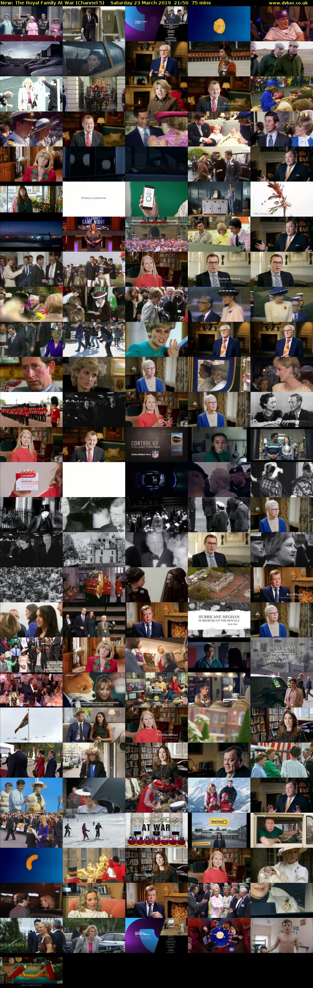The Royal Family At War (Channel 5) Saturday 23 March 2019 21:50 - 23:05