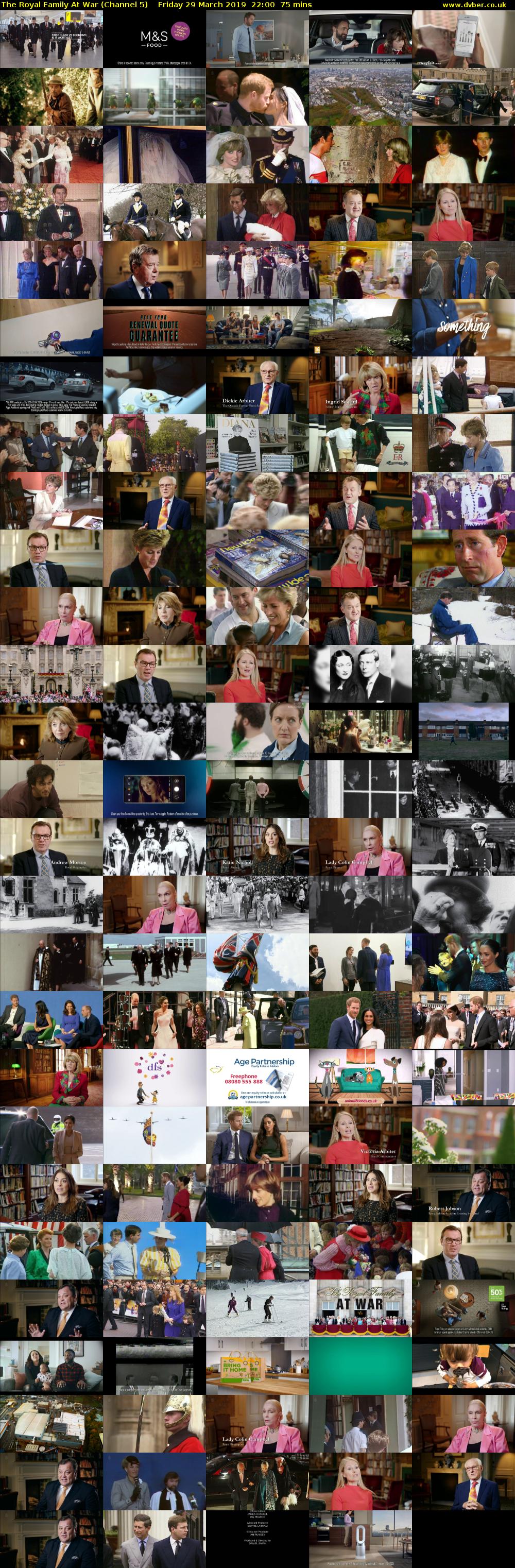 The Royal Family At War (Channel 5) Friday 29 March 2019 22:00 - 23:15