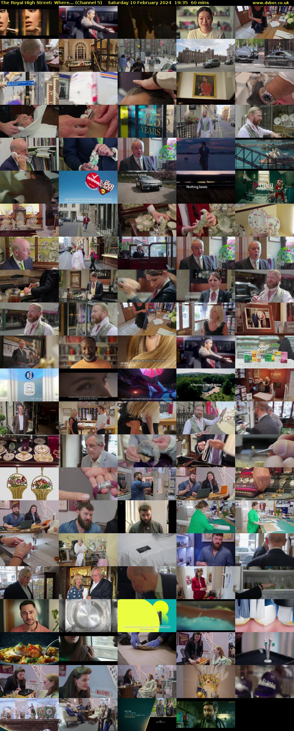 The Royal High Street: Where... (Channel 5) Saturday 10 February 2024 19:35 - 20:35