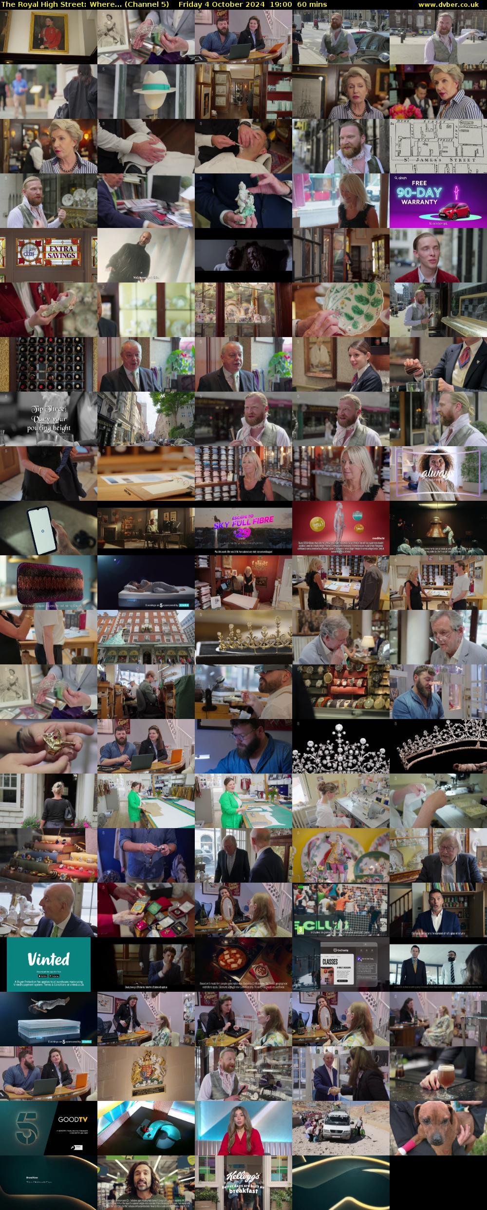 The Royal High Street: Where... (Channel 5) Friday 4 October 2024 19:00 - 20:00