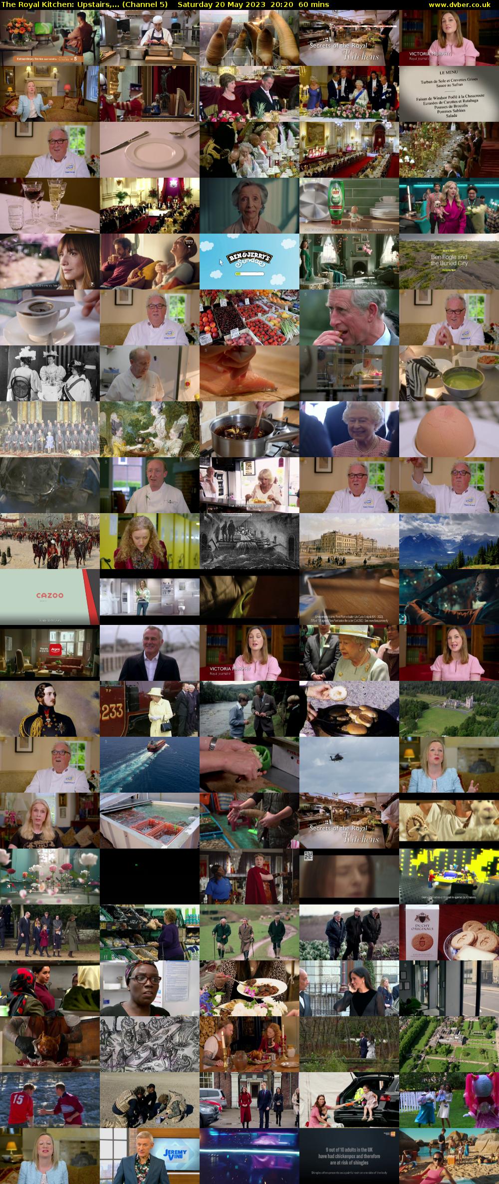The Royal Kitchen: Upstairs,... (Channel 5) Saturday 20 May 2023 20:20 - 21:20