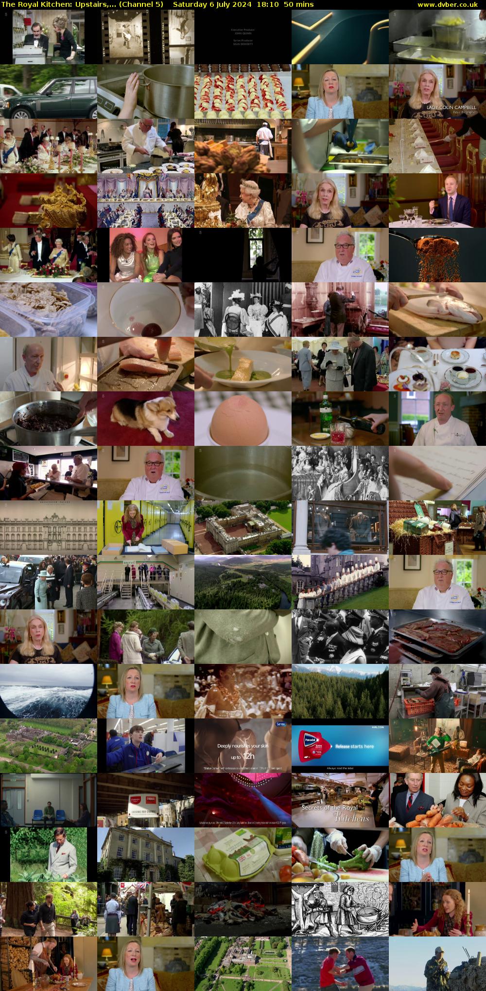 The Royal Kitchen: Upstairs,... (Channel 5) Saturday 6 July 2024 18:10 - 19:00