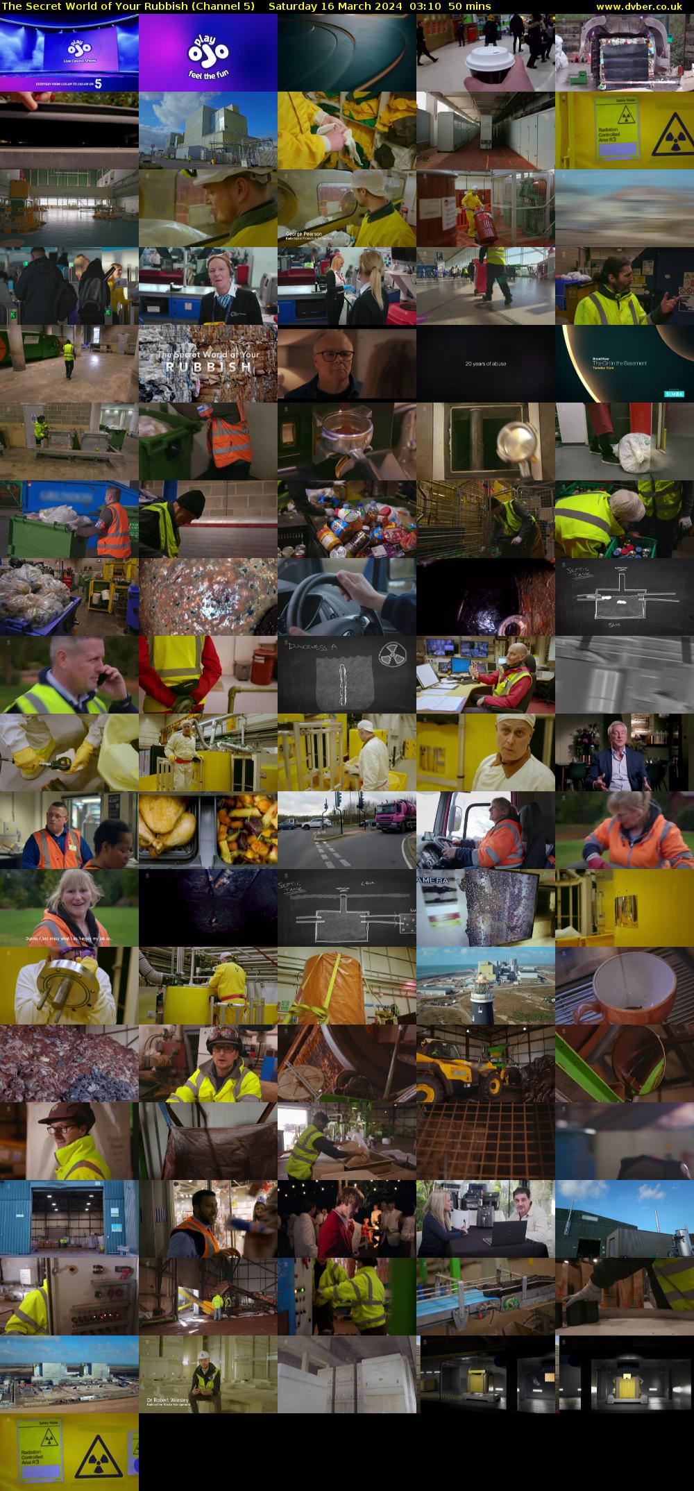 The Secret World of Your Rubbish (Channel 5) Saturday 16 March 2024 03:10 - 04:00