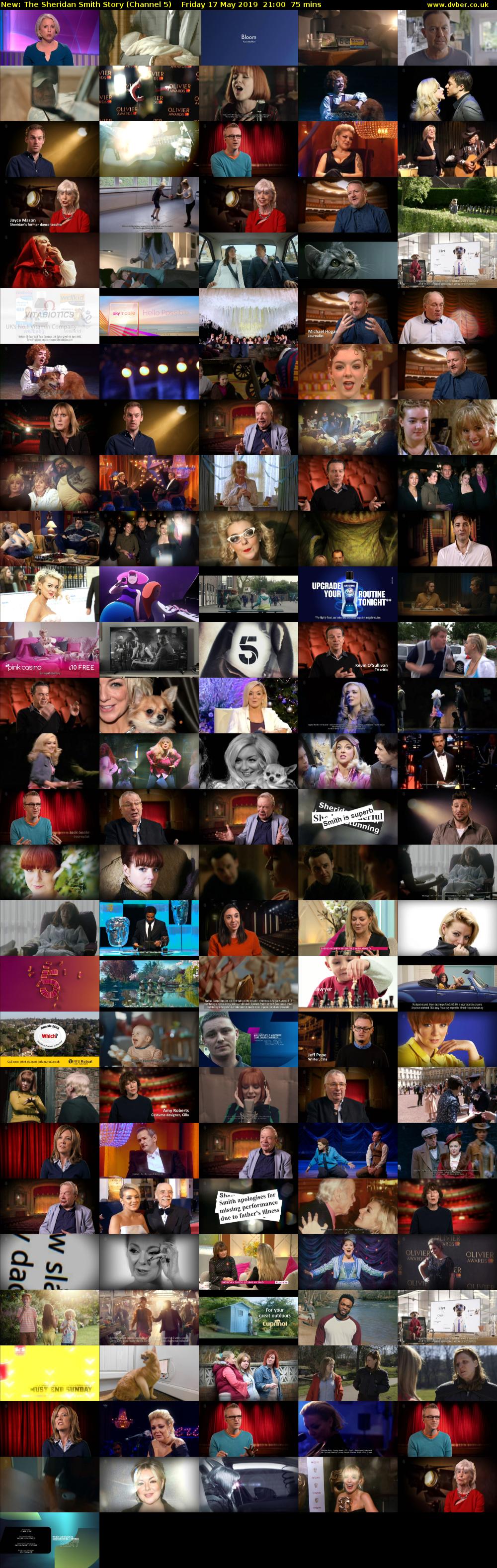 The Sheridan Smith Story (Channel 5) Friday 17 May 2019 21:00 - 22:15