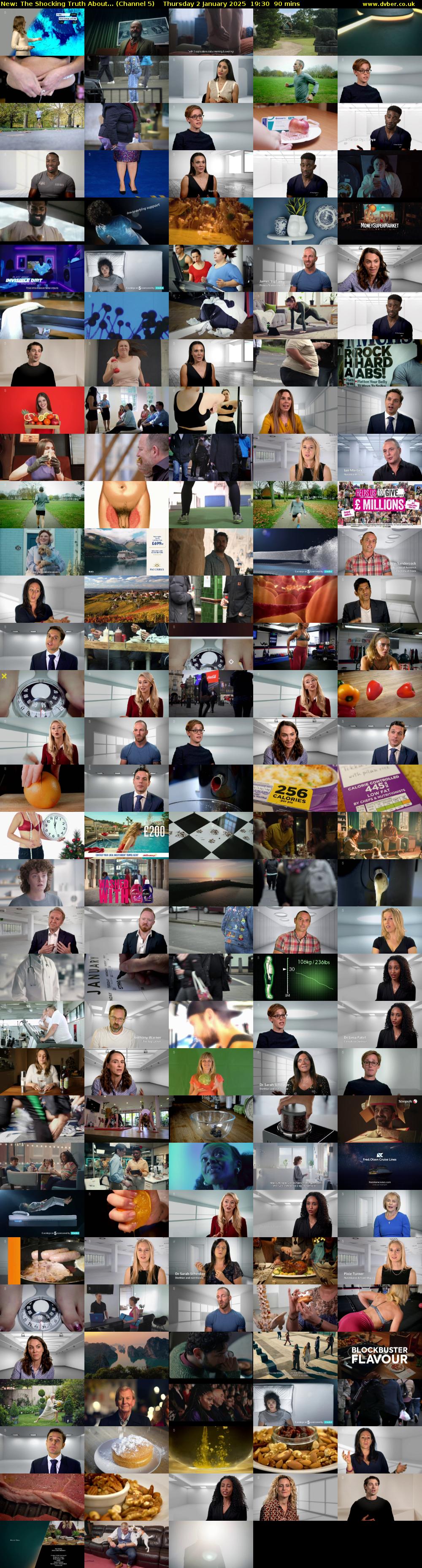 The Shocking Truth About... (Channel 5) Thursday 2 January 2025 19:30 - 21:00