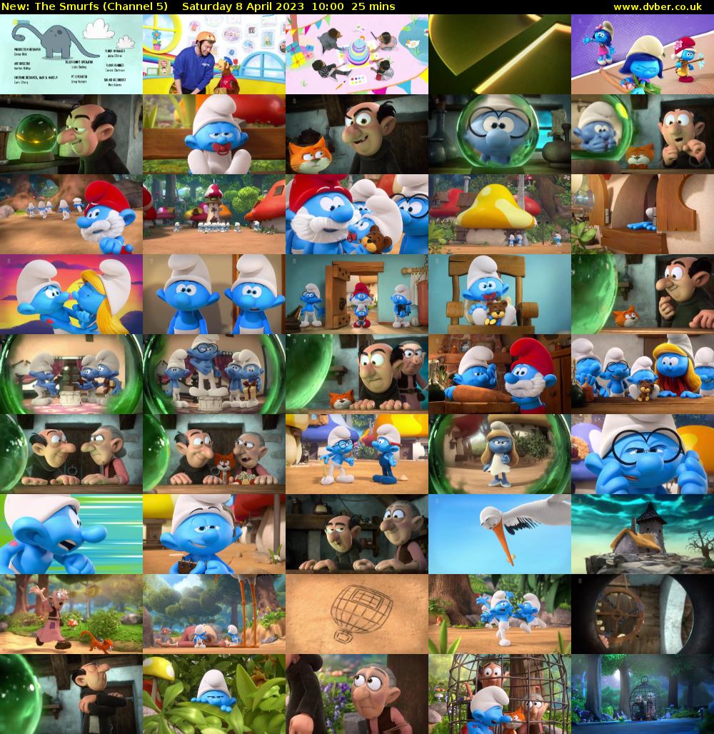 The Smurfs (Channel 5) Saturday 8 April 2023 10:00 - 10:25