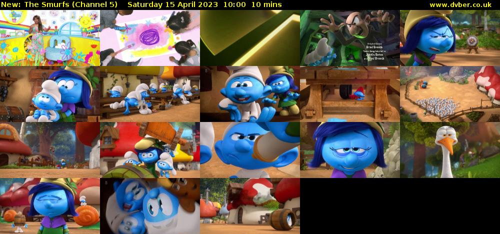The Smurfs (Channel 5) Saturday 15 April 2023 10:00 - 10:10