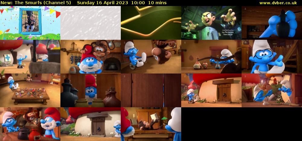 The Smurfs (Channel 5) Sunday 16 April 2023 10:00 - 10:10