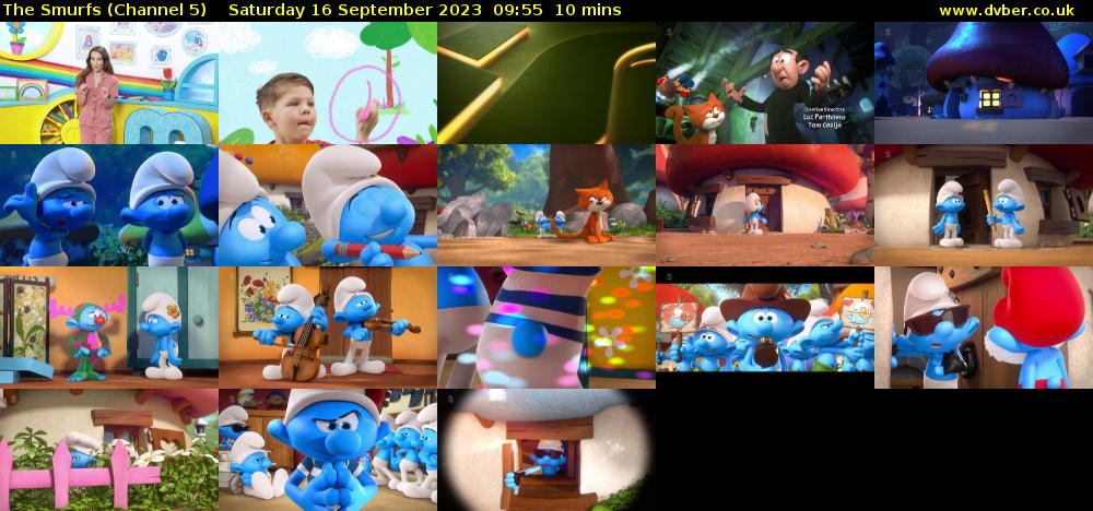The Smurfs (Channel 5) Saturday 16 September 2023 09:55 - 10:05