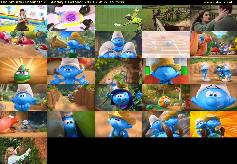 The Smurfs (Channel 5) Sunday 1 October 2023 09:55 - 10:10