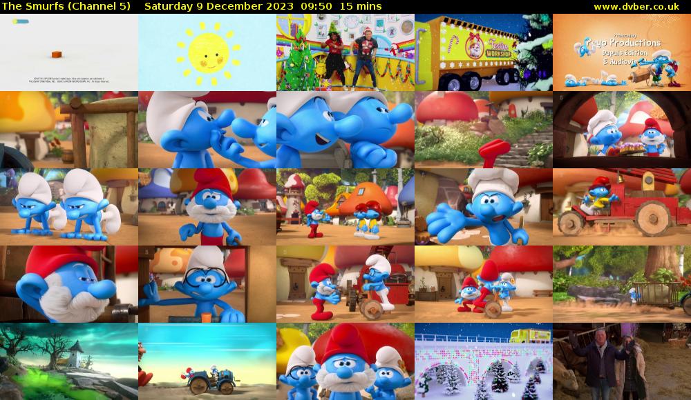 The Smurfs (Channel 5) Saturday 9 December 2023 09:50 - 10:05