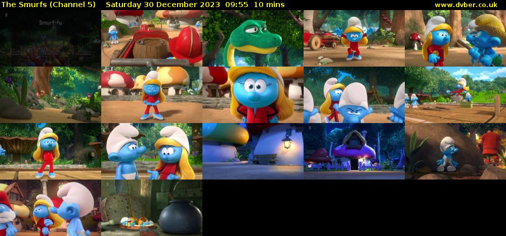 The Smurfs (Channel 5) Saturday 30 December 2023 09:55 - 10:05