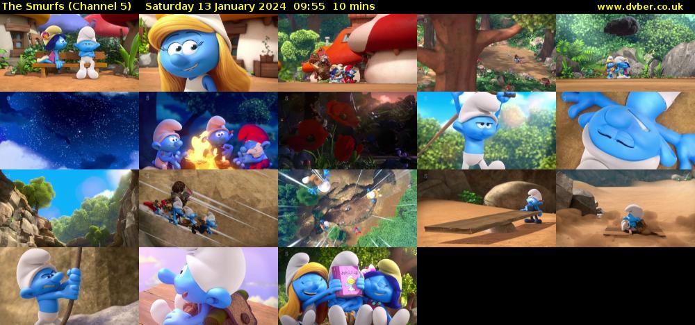The Smurfs (Channel 5) Saturday 13 January 2024 09:55 - 10:05