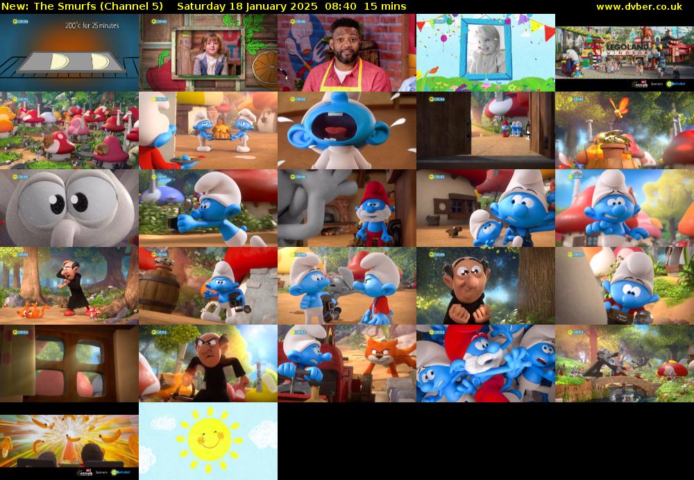 The Smurfs (Channel 5) Saturday 18 January 2025 08:40 - 08:55