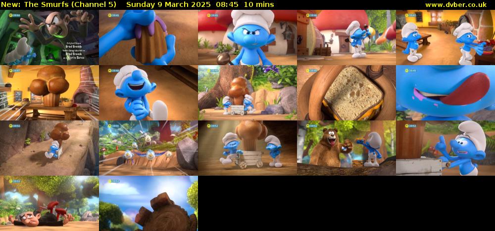 The Smurfs (Channel 5) Sunday 9 March 2025 08:45 - 08:55