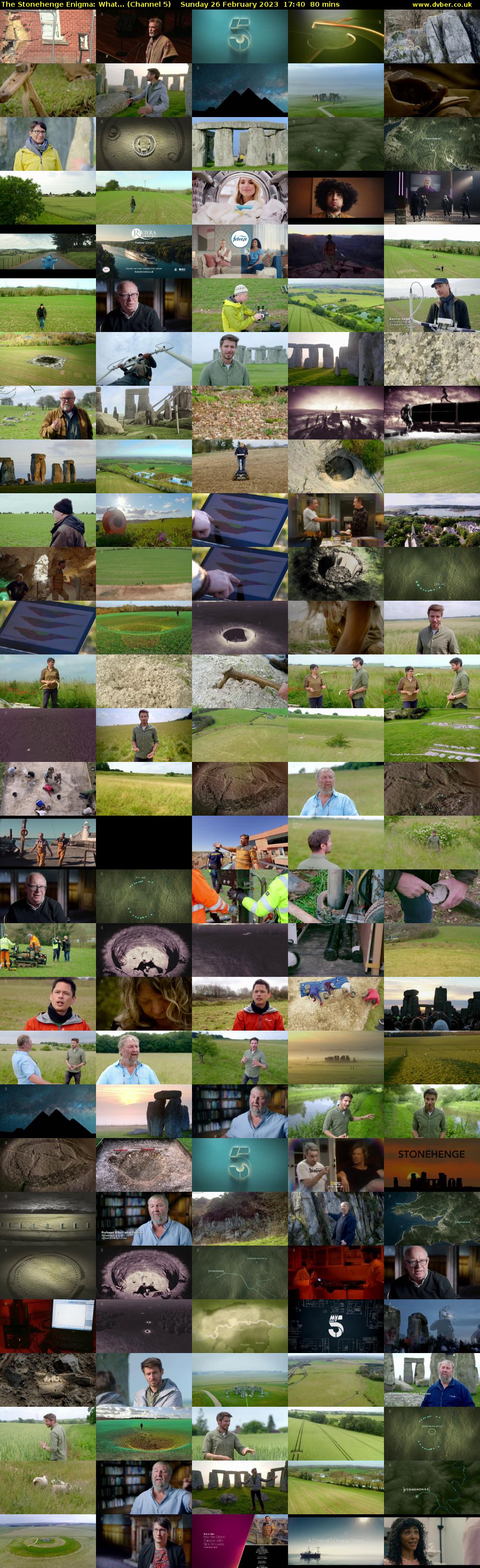 The Stonehenge Enigma: What... (Channel 5) Sunday 26 February 2023 17:40 - 19:00